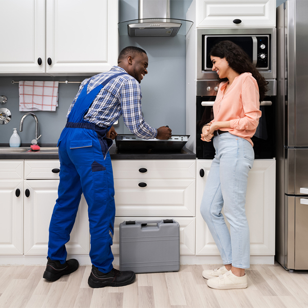 can you provide an estimate for cooktop repair before beginning any work in Dale IN